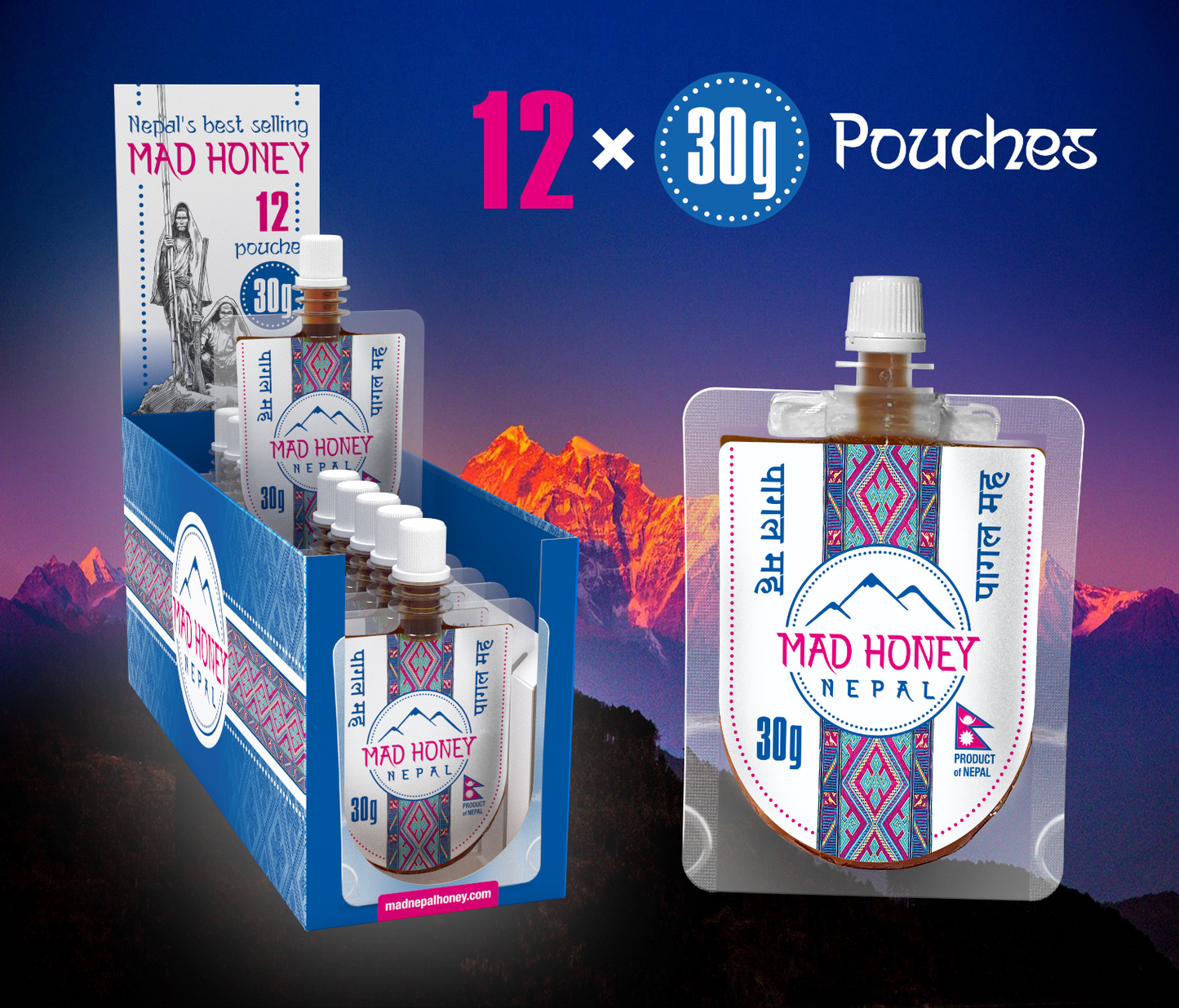 Mad Honey Pouch 12-Pack